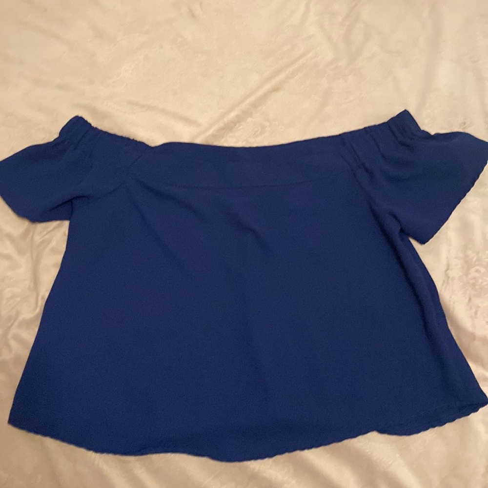 Off the shoulder crop top